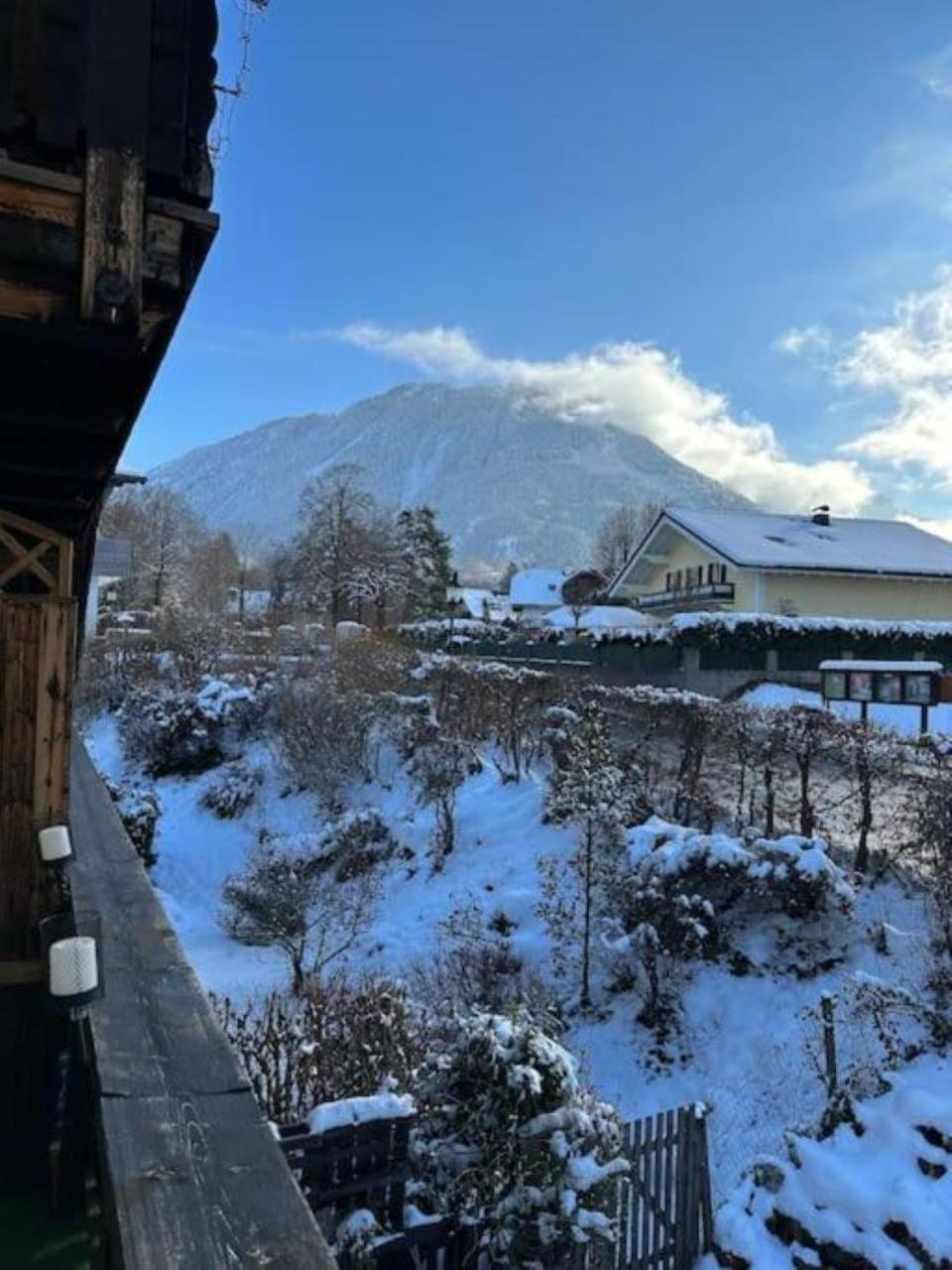 Wohnung 3 Mit Balkon Und Bergblick Großgmain Kültér fotó